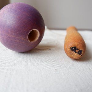 Wood Bilboquet - Stick-and-ball